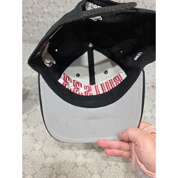 Vintage Chicago‎ Bulls 33 Hat NBA Basketball Embroidered Black Cap - Picture 7 of 10